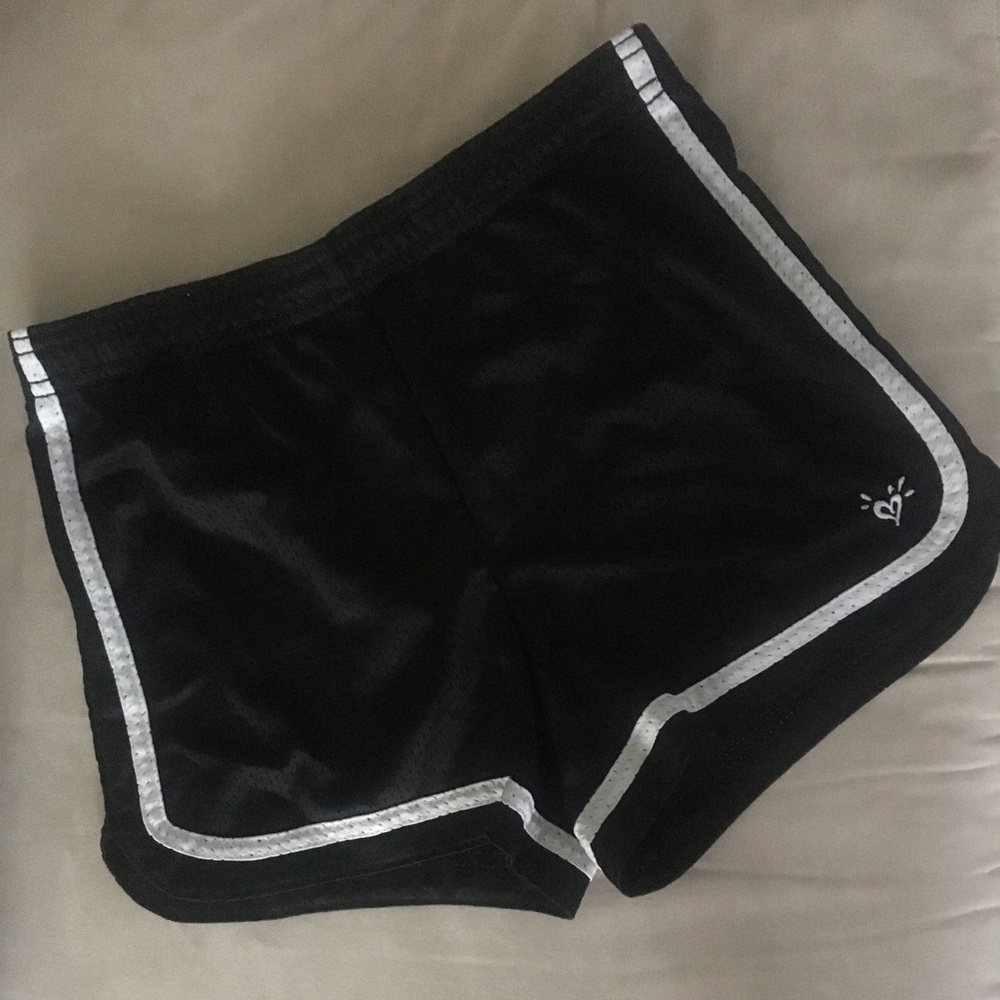 Justice Black Athletic Shorts